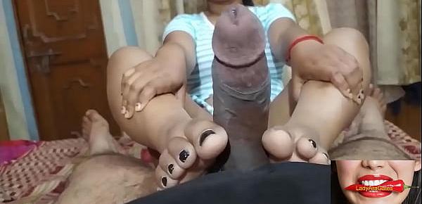  My First Time Giving A Footjob